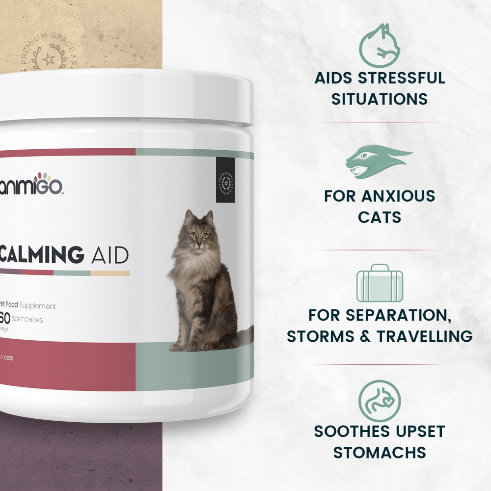 Calming Aid for Cats Natural & Relaxing Comfort Click
