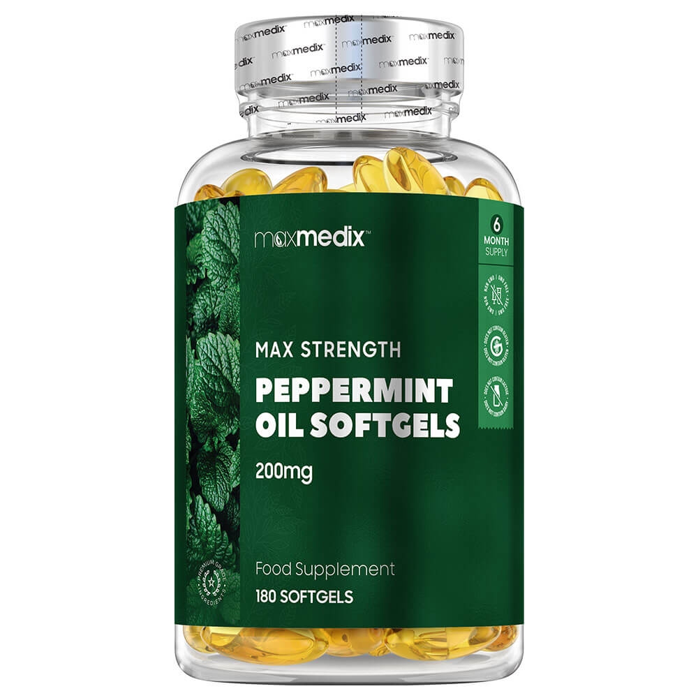 Maxmedix Peppermint Oil Softgels Bad Breath Comfort Click