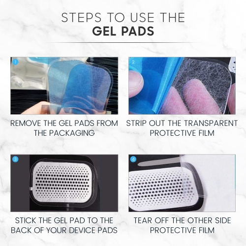 12 Replacement Gel Pads for Abs Stimulator