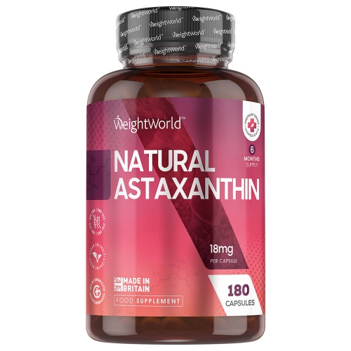 180 18mg Astaxanthin Capsules, perfect for inner defences 