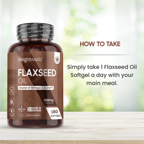 Flaxseed Oil Softgels 