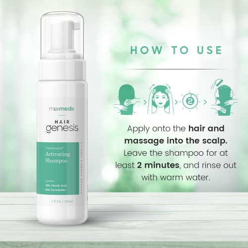maxmedix HairGenesis Trichoceutical Activating Shampoo