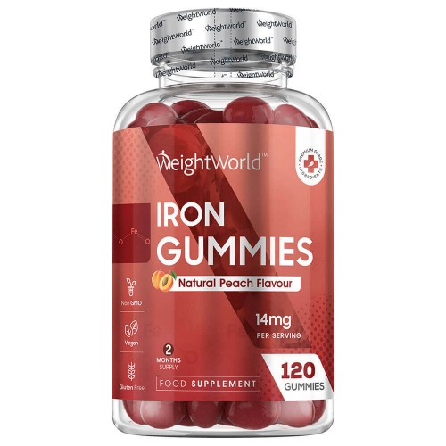 14mg Iron Gummies, 120 Gummies for 2 months supply,  for re-energising and reinforcing.