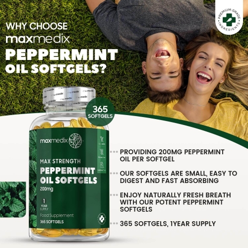 Maxmedix Peppermint Oil Softgel Capsules