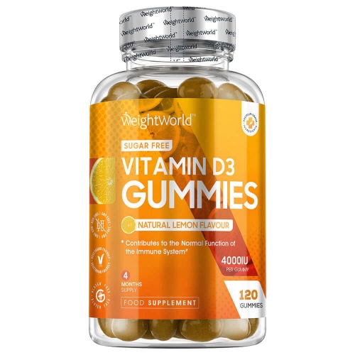 120 4000IU Vitamin D3 Gummies